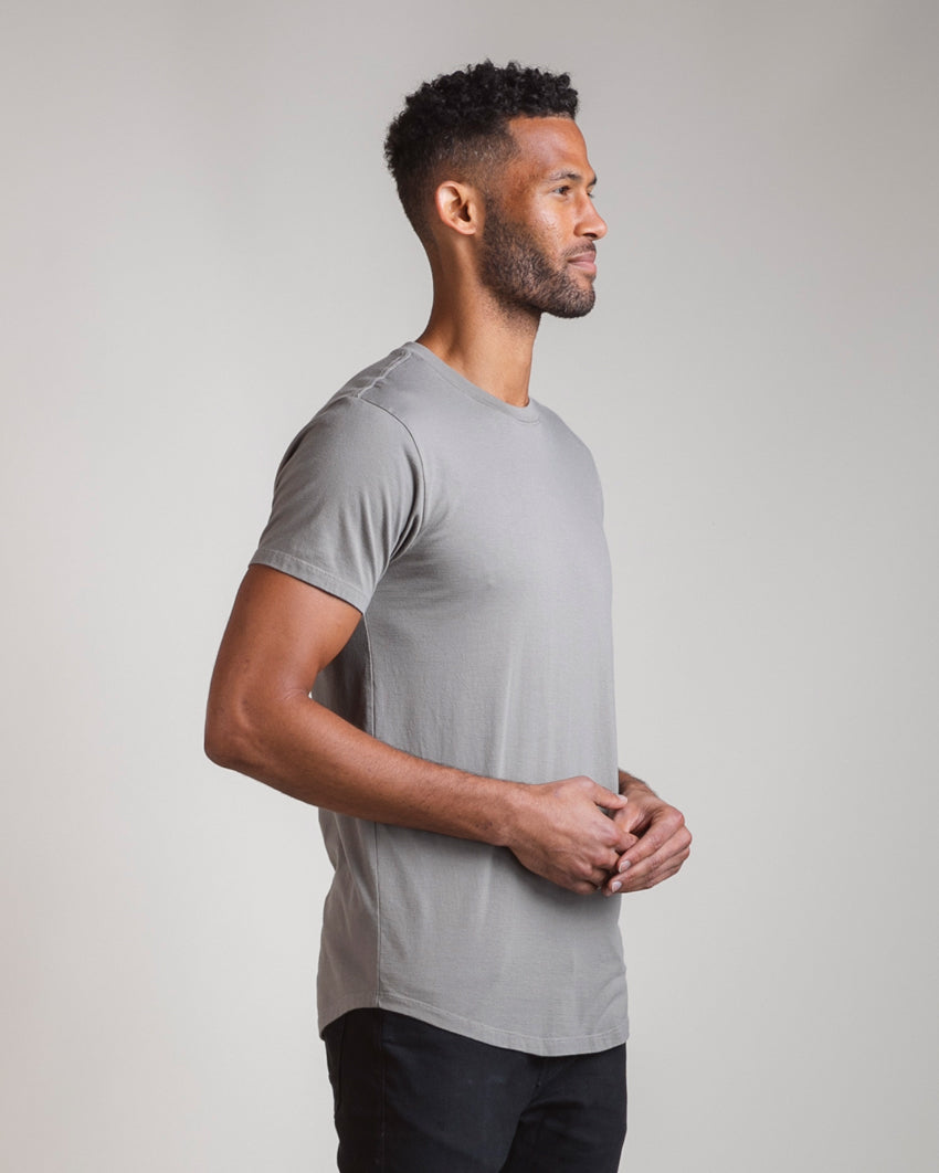 Multiseamed Curved-Hem Knit Shirt curated on LTK